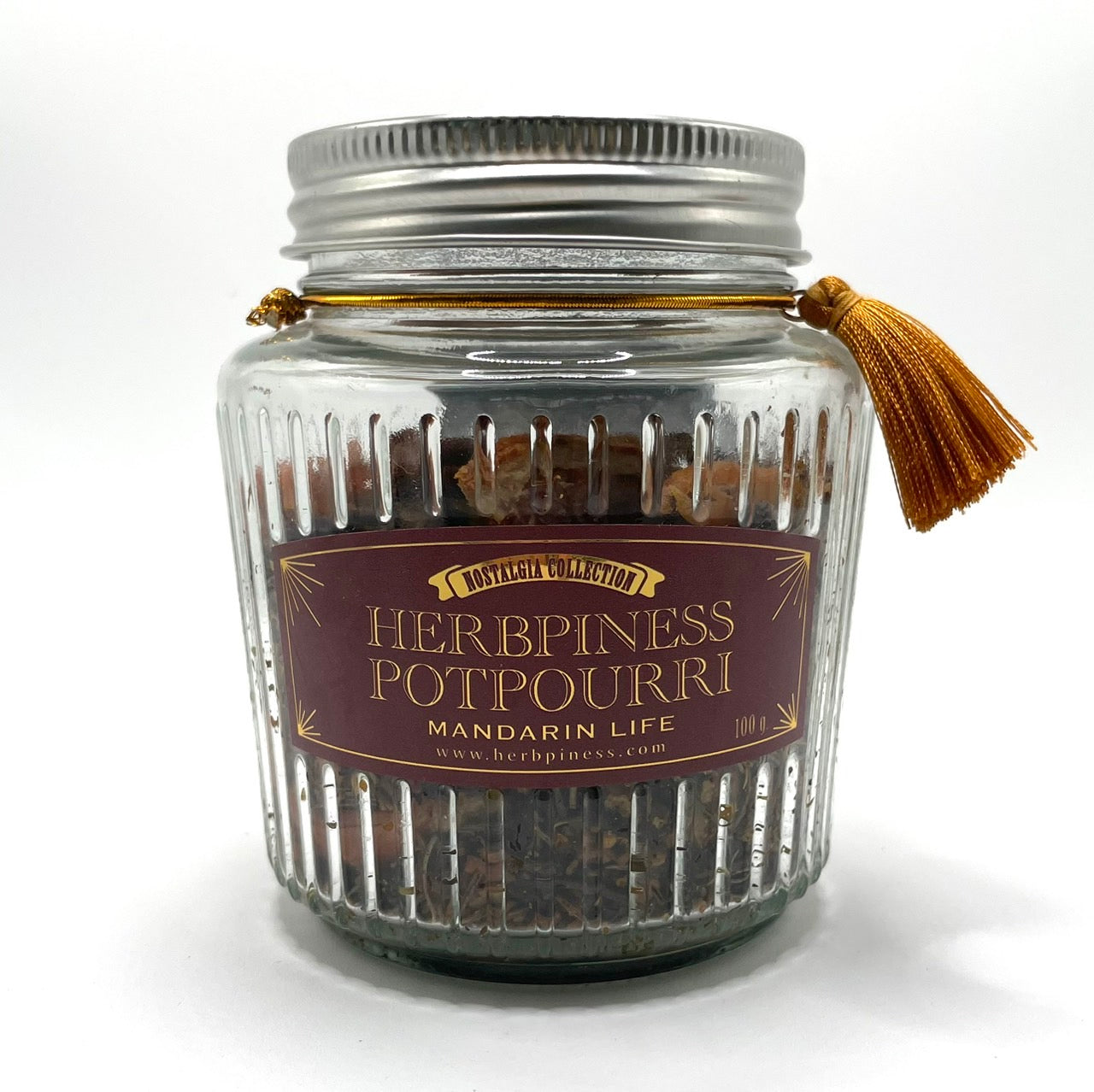 HERBPINESS Potpourri 3 กลิ่นละมุนใจ : MODERN SIAM | MANDARIN LIFE | LAVENDER FIELD FOREVER | หอมเล็ก 50g | หอมใหญ่100g