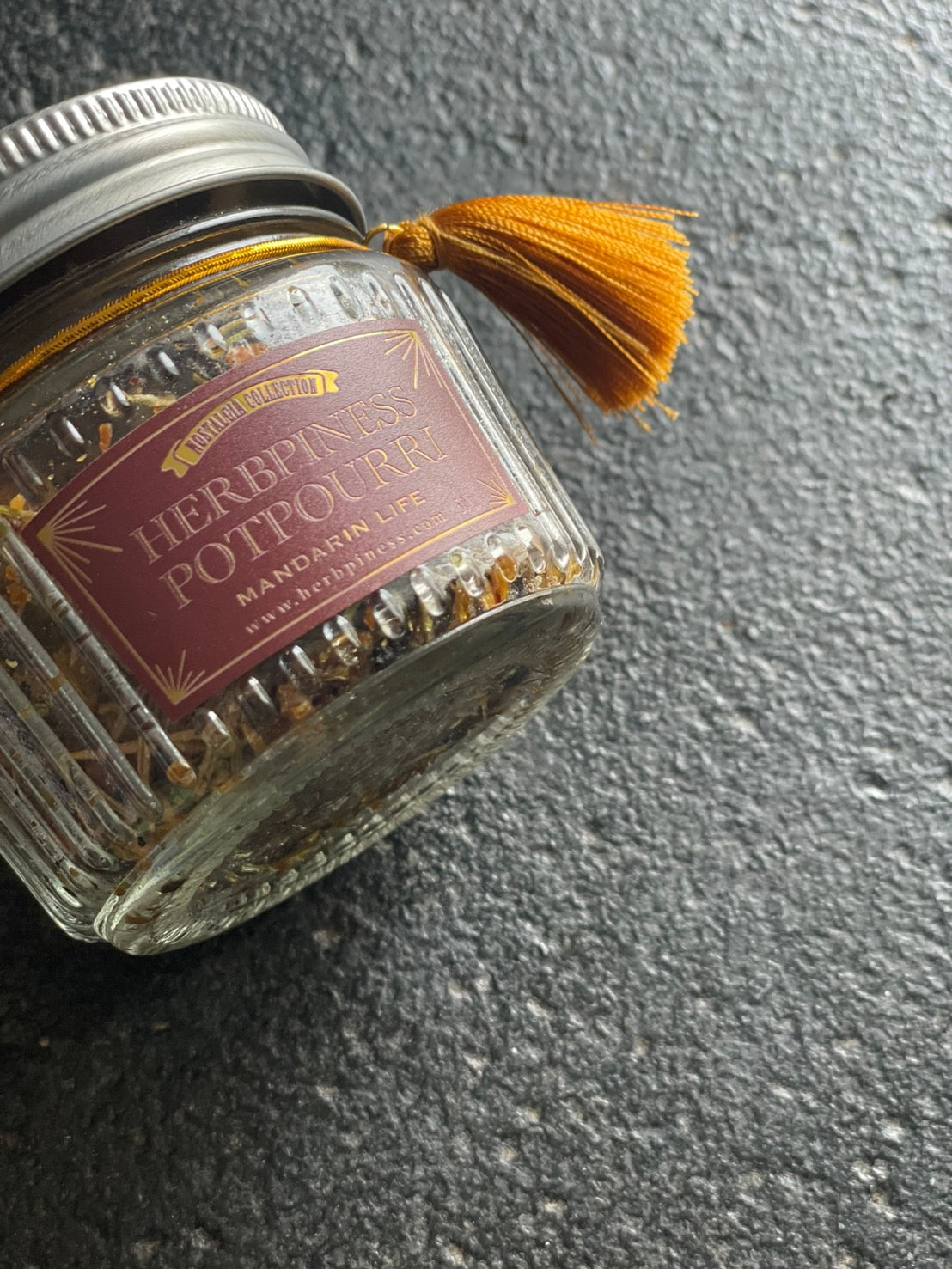 HERBPINESS Potpourri 3 กลิ่นละมุนใจ : MODERN SIAM | MANDARIN LIFE | LAVENDER FIELD FOREVER | หอมเล็ก 50g | หอมใหญ่100g
